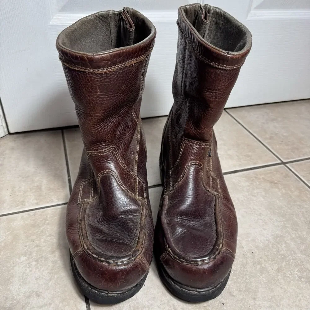 Browning Waterproof Hunting Boots Mens 12 Outdoors Work Brown Leather